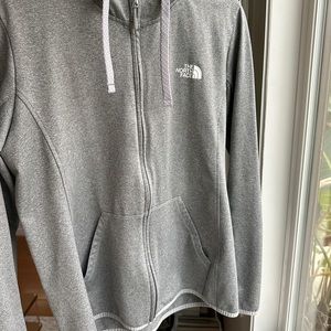 The North Face Essential zip jacket with hood in pristine condition!